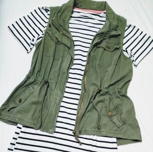 Olive Green Vest